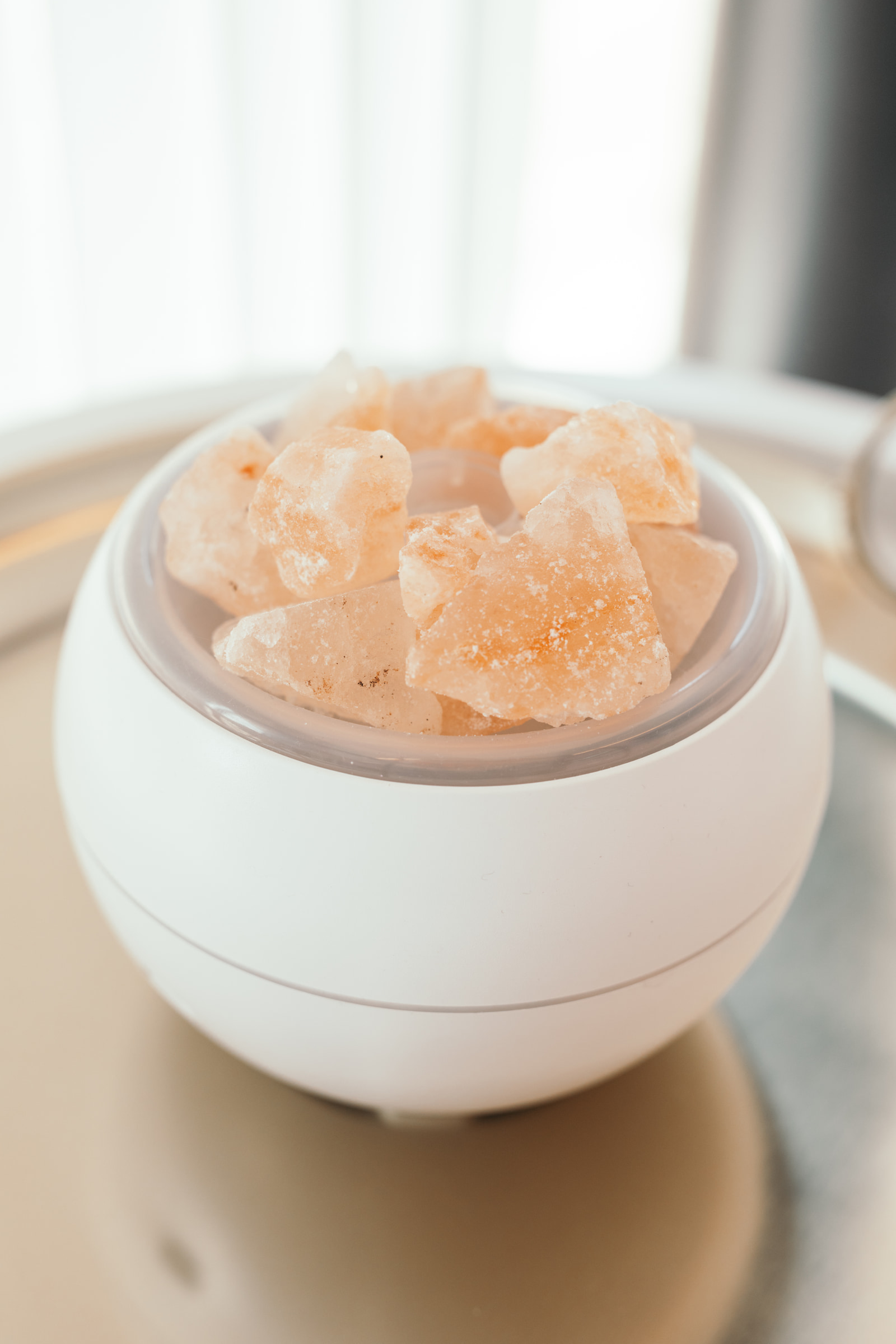 Salt lamp detail — Interior Photography, Brussels