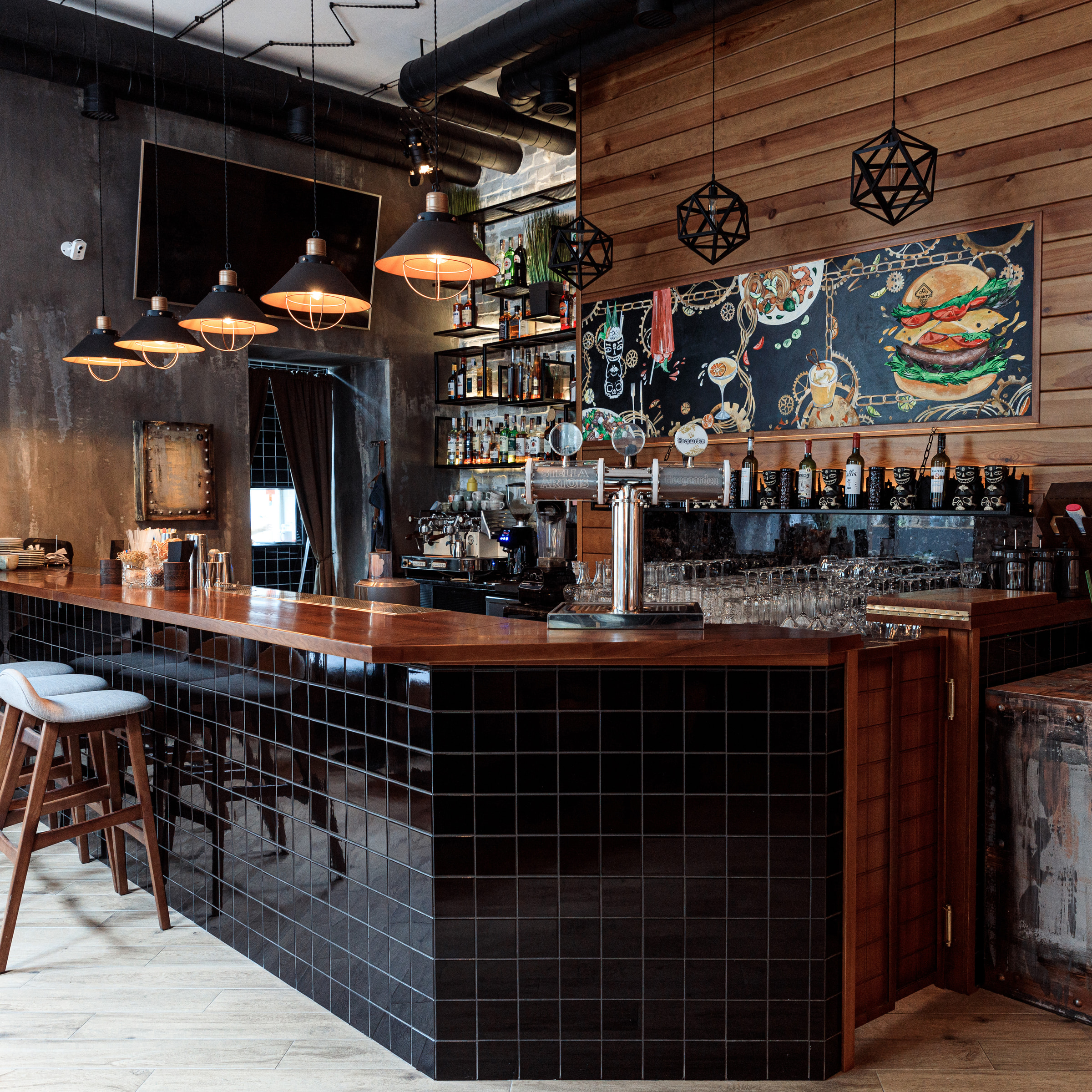 Bar counter — Interior Photography, Brussels