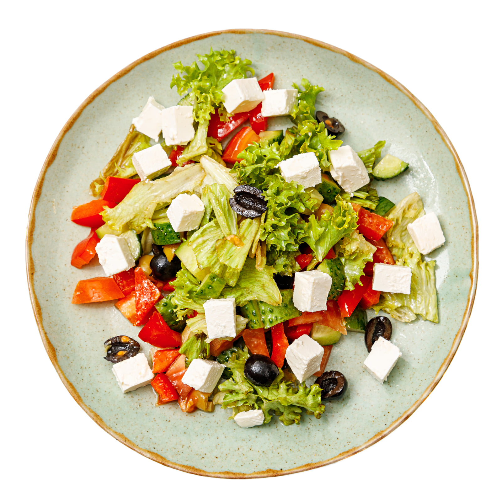 Greek salad with feta — Food and Restaurant Photography, Brussels